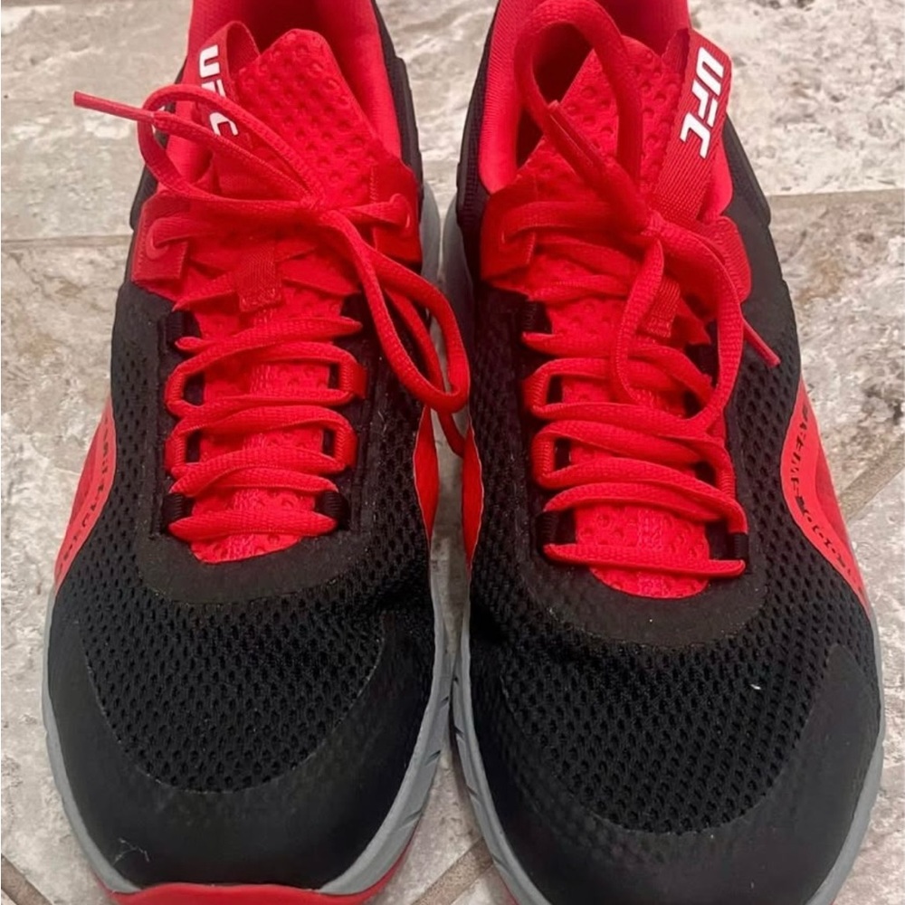 UFC Red and Black Athletic Shoes Men’s size 11